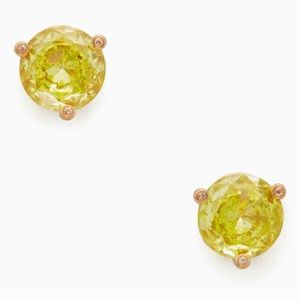 Rise and shine Kate spade stud earrings yellow ♠️